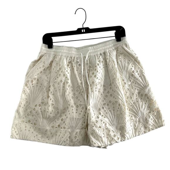 Essentiel Antwerp Off White Femano Broderie Anglaise  Short Size 40 | US 10 - Picture 3 of 11